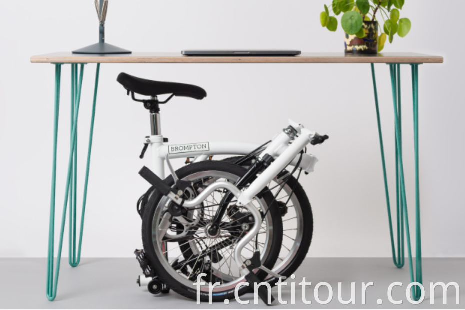 Titanium Brompton P handlebars